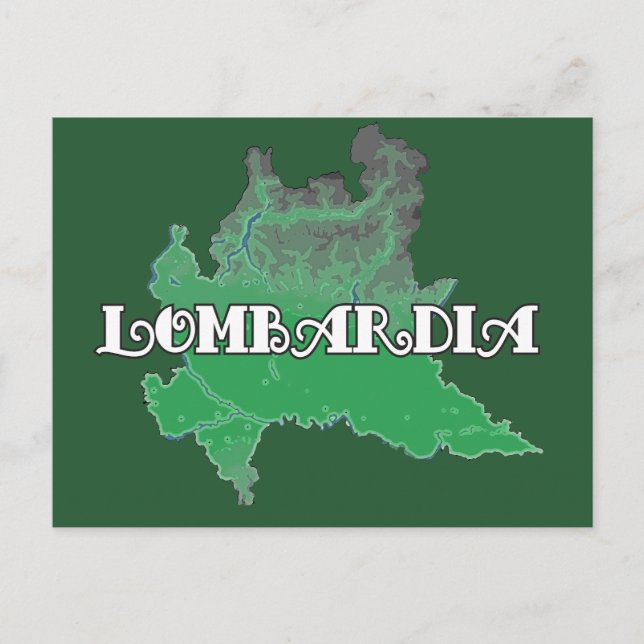 Carte Postale Lombardie (Devant)