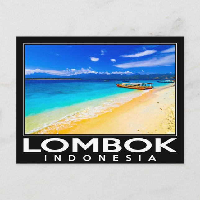 Carte Postale Lombok Indonesia (Devant)