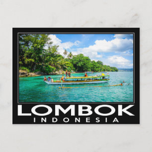 Carte Postale Lombok Indonésie