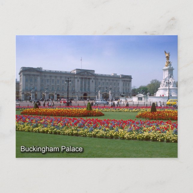 carte postale london 09 buckingham_palace (Devant)