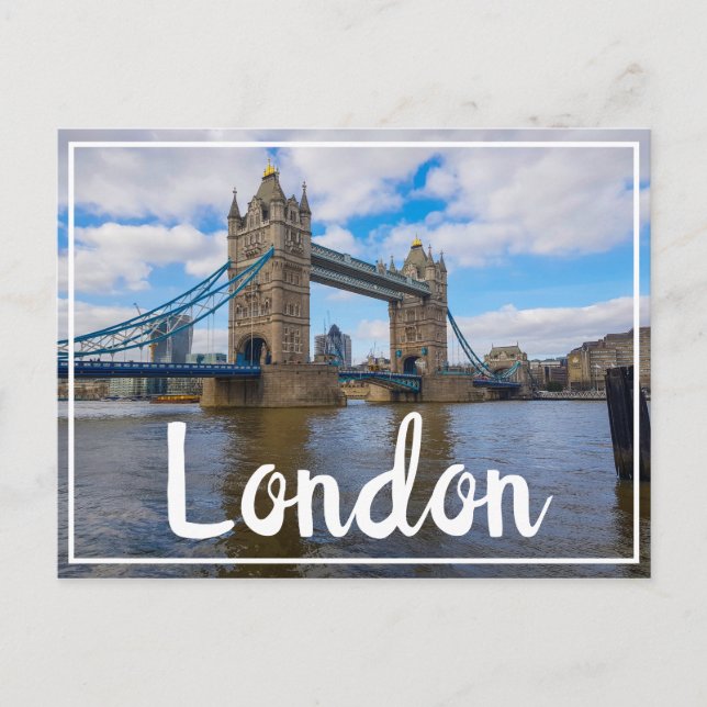 Carte Postale London Angleterre Great Britain Tower Bridge (Devant)