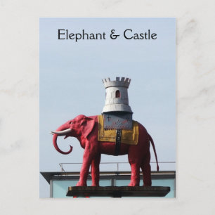Carte Postale London Elephant & Château