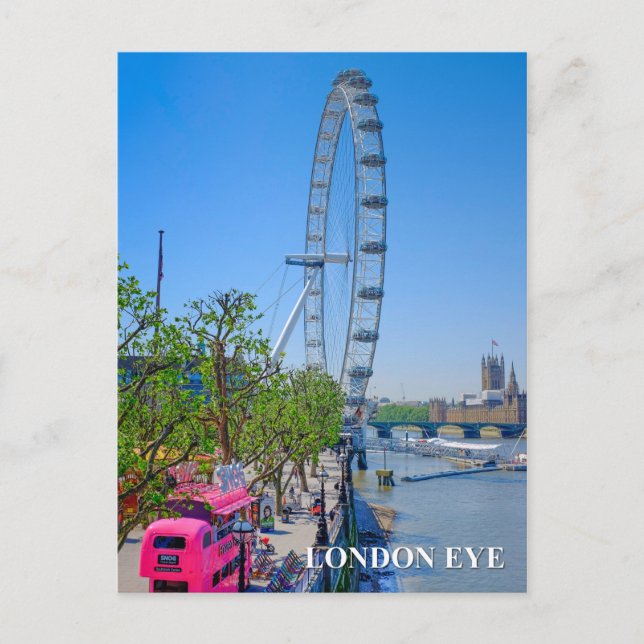 Carte postale London Eye (Devant)