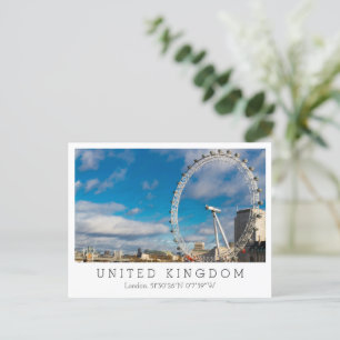 Carte Postale London Eye, Londres, Angleterre