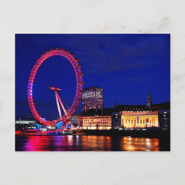 Carte postale London Eye, Londres Royaume-Uni (Devant)
