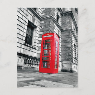 Carte postale London Red Phone Booth
