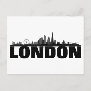 Carte Postale London Skyline Postkarte