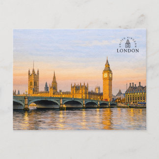 Carte Postale London, United Kingdom | Watercolor Souvenir