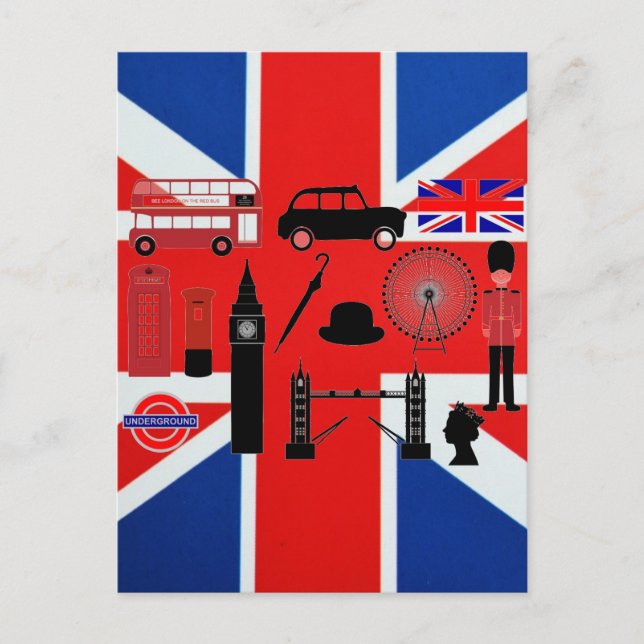 Carte postale Londres (Devant)