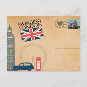 Carte Postale Londres, Angleterre