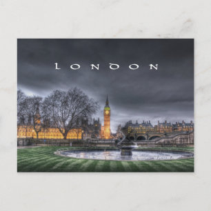 Carte Postale Londres - Big Ben et le Parlement