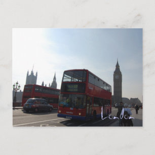 Carte postale Londres Bus