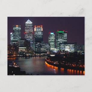 Carte Postale Londres City Night Royaume-Uni Voyage