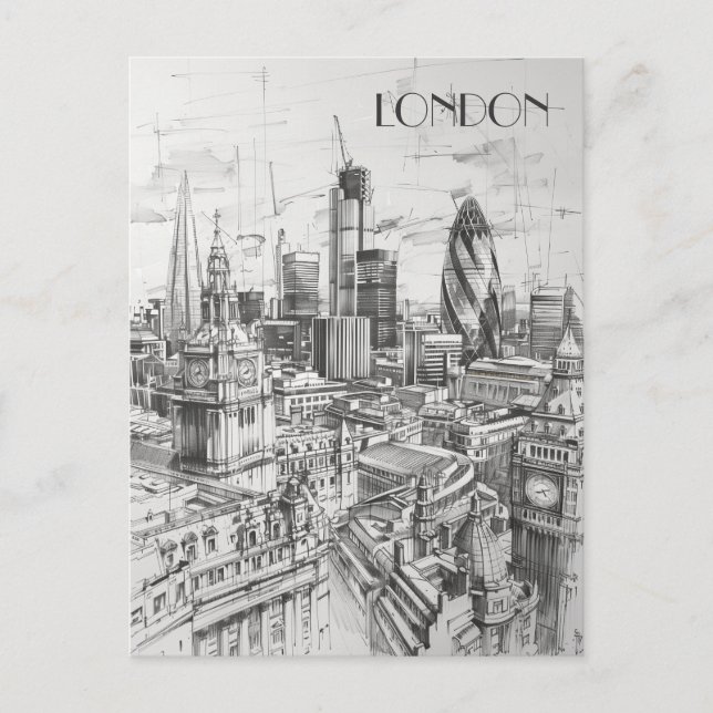 Carte Postale Londres Royaume-Uni (Devant)