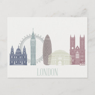 Carte Postale Londres Skyline