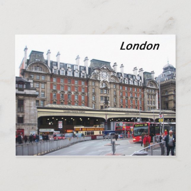 Carte Postale Londres—Victoria—station—[kan.k.JPG (Devant)