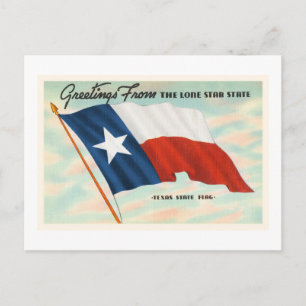 Carte Postale Lone Star State Texas TX Vintage voyage Souvenir