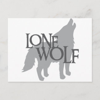 CARTE POSTALE LONE WOLF