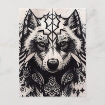 Lone Wolf Tribal Tattoo Wolfs Powerwolf Pack