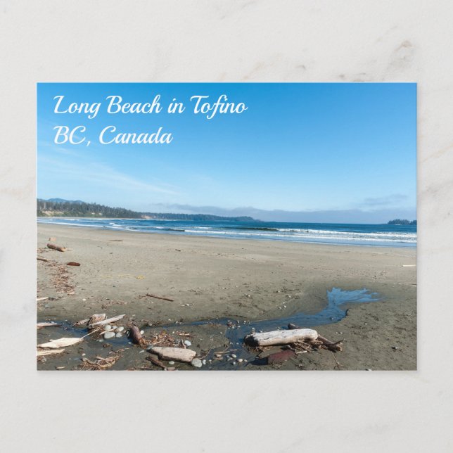 Carte Postale Long Beach à Tofino - BC, Canada (Devant)