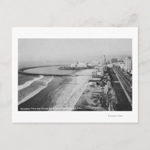 Carte Postale Long Beach, California Rainbow Pier et Ocean