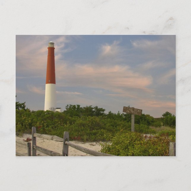 Carte Postale Long Beach Island Light House New Jersey USA (Devant)