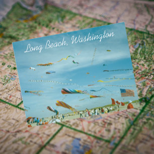 Carte Postale Long Beach, Washington Photo Voyage