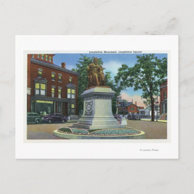 Carte Postale Longfellow Vue Carré de Longfellow (Devant)