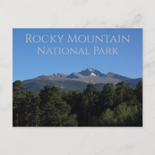 Carte Postale Longs Peak Rocky Mountain National Park Colorado