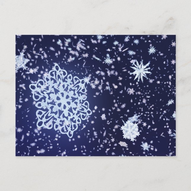 Carte postale longue nuit d'hiver (Devant)