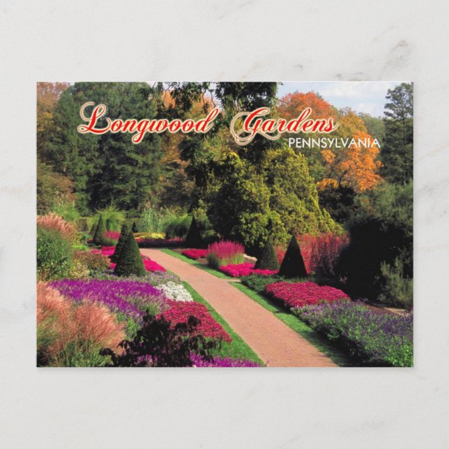 Carte Postale Longwood Gardens, Pennsylvanie (Devant)