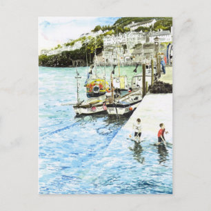 Carte postale 'Looe Harbor'