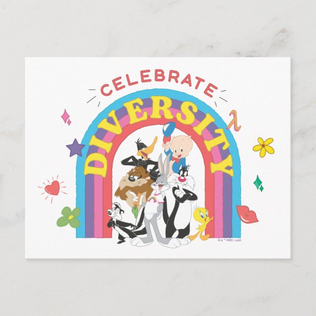 Carte Postale LOONEY TUNES™ - Célébration de la fierté de la div (Devant)