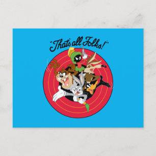 Carte Postale LOONEY TUNES™ "C'EST TOUS LES FOLKS™" Groupe Bulls