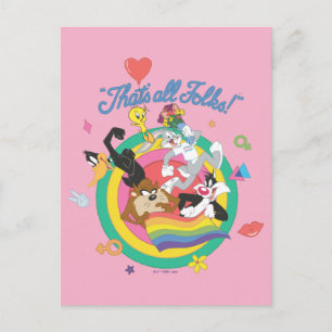 Carte Postale LOONEY TUNES™ - C'est tout le monde ! Pride Bullse