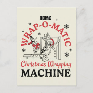 Carte Postale LOONEY TUNES™ Machine à envelopper ACME-O-Matic
