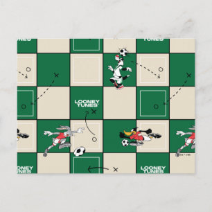 Carte Postale LOONEY TUNES™ Motif Grille de Football