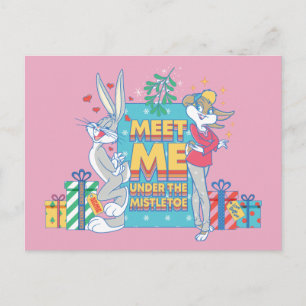 Carte Postale LOONEY TUNES™   Retrouvez-moi sous le gui