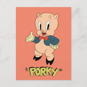 Carte Postale LOONEY TUNES™ Rires rétro   Cochon de porc