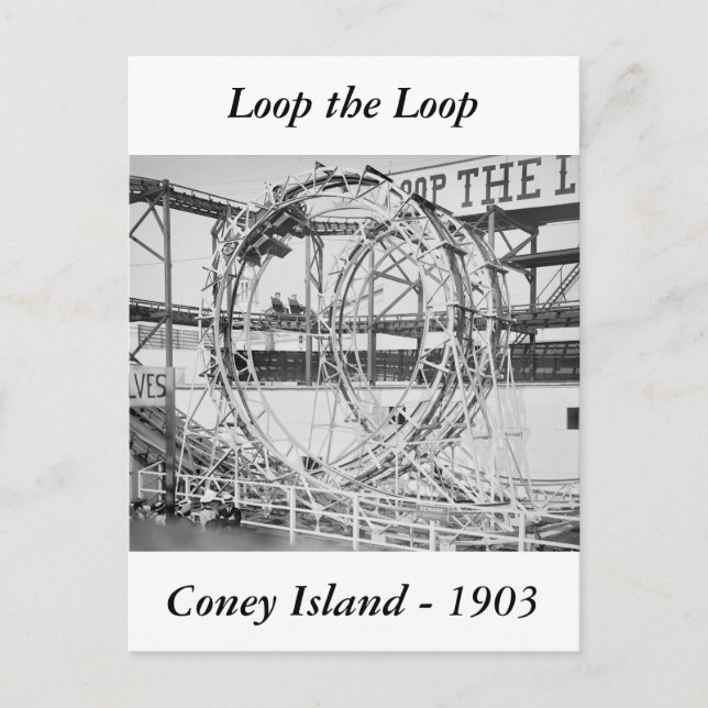 Carte Postale Loop the Loop, 1903 (Devant)