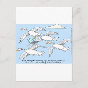 Carte Postale Loose Goose Utilisant Mapquest Cadeaux et T-Shirts