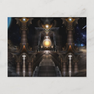 Carte Postale L'Orbe De L'Art Fractal Acrellis