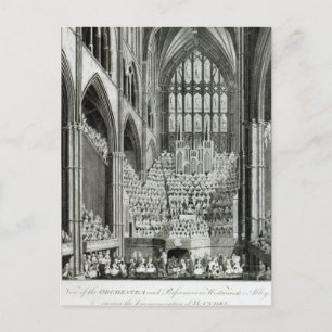 Carte Postale L'Orchestre et les Interprètes à Westminster