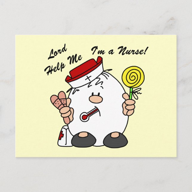 Carte Postale Lord Aidez-moi Je suis infirmière (Devant)