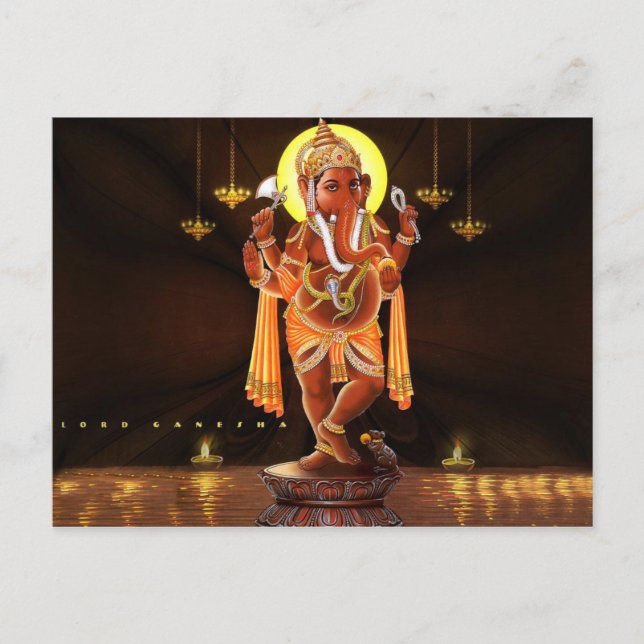 Carte postale Lord Ganesha (Devant)