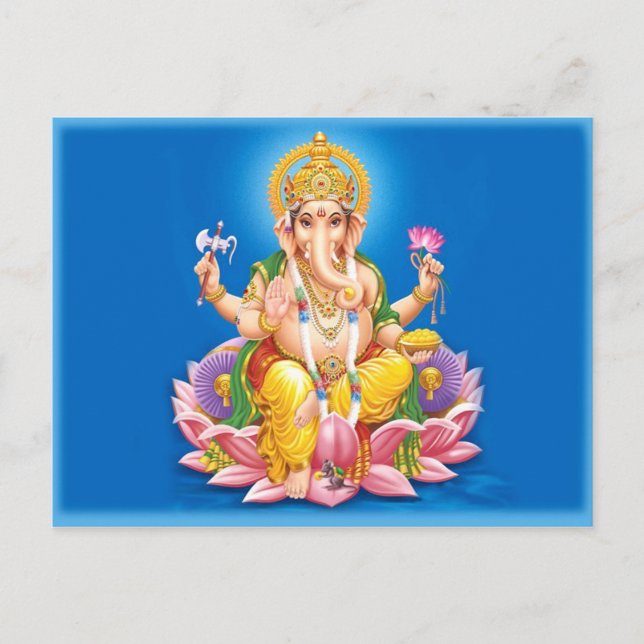 Carte postale Lord Ganesha (Devant)