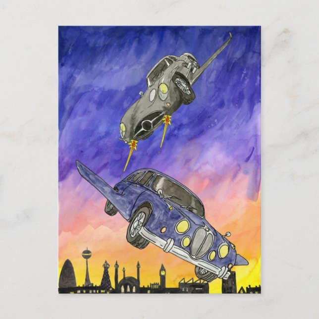 Carte Postale Lord Vernon poursuit les Mervinettes (Devant)