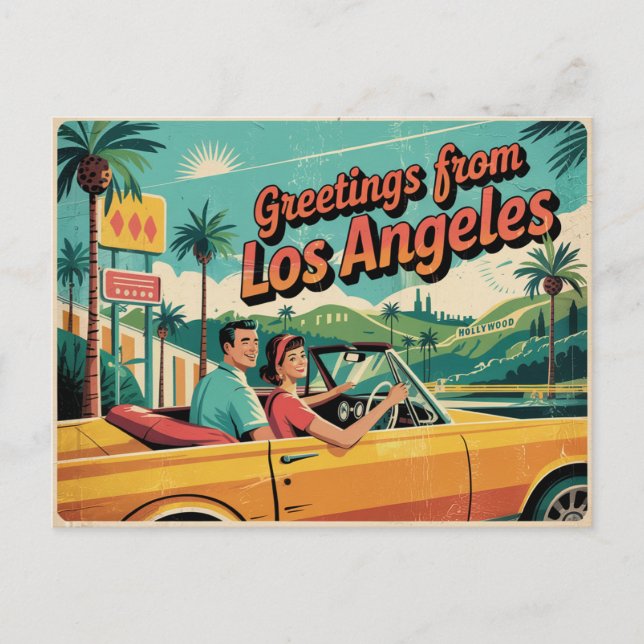 Carte Postale Los Angeles (Devant)