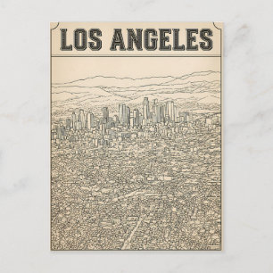 Carte Postale Los Angeles