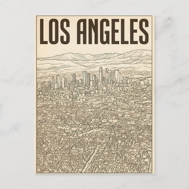 Carte Postale Los Angeles  (Devant)